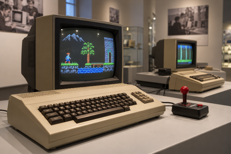Pamatujete na první počítače? Výstava v Budějovicích vás vrátí do éry retrogamingu