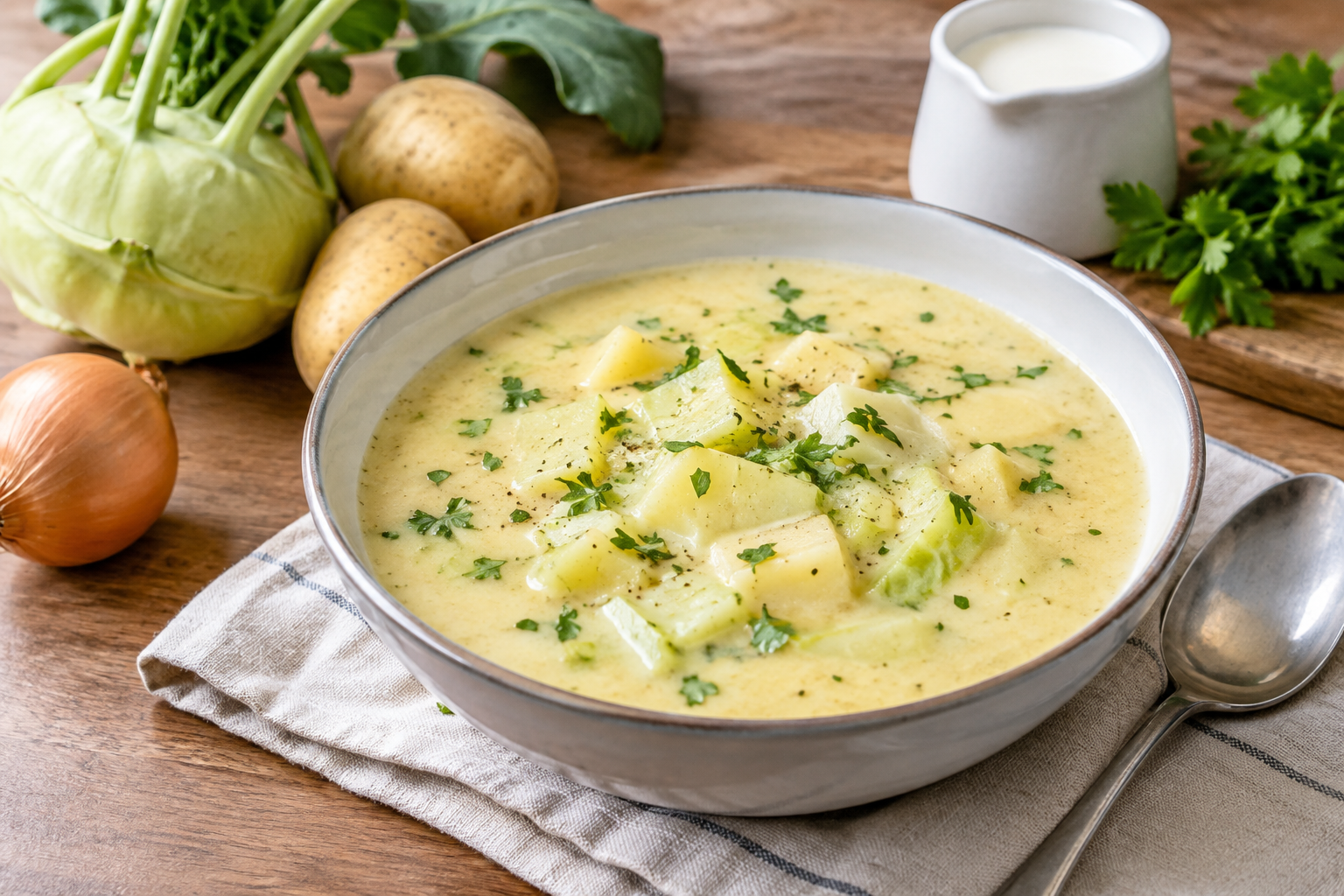 Jak na kedlubnovou polévku: Jemný domácí recept