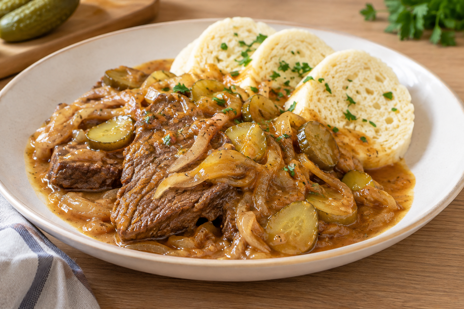 Jak na hovězí roštěná po znojemsku podle Honzy Punčocháře: Domácí recept s praktickými tipy