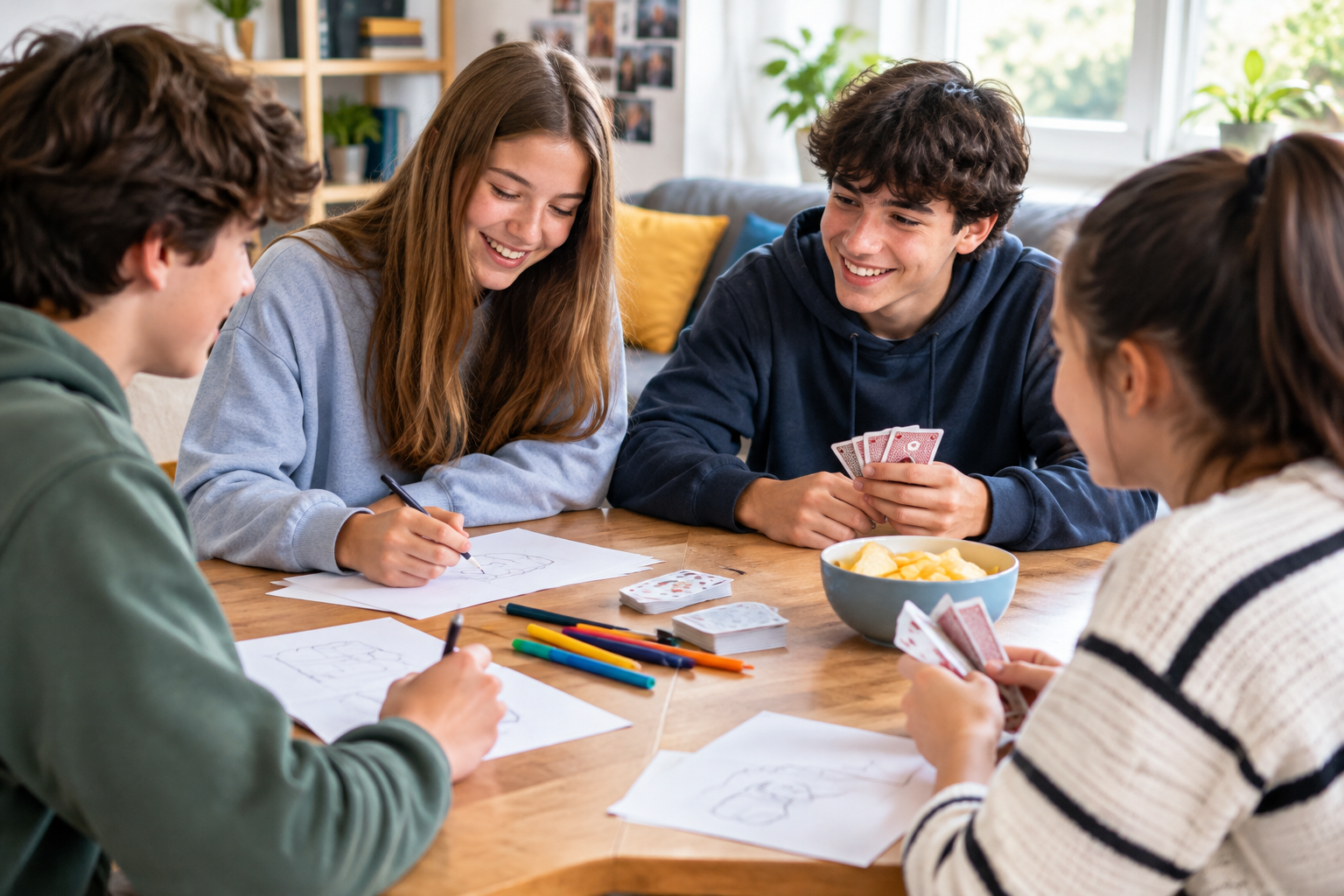 Hry bez obrazovky pro teenagera (13–16 let), které připravíte za pár minut