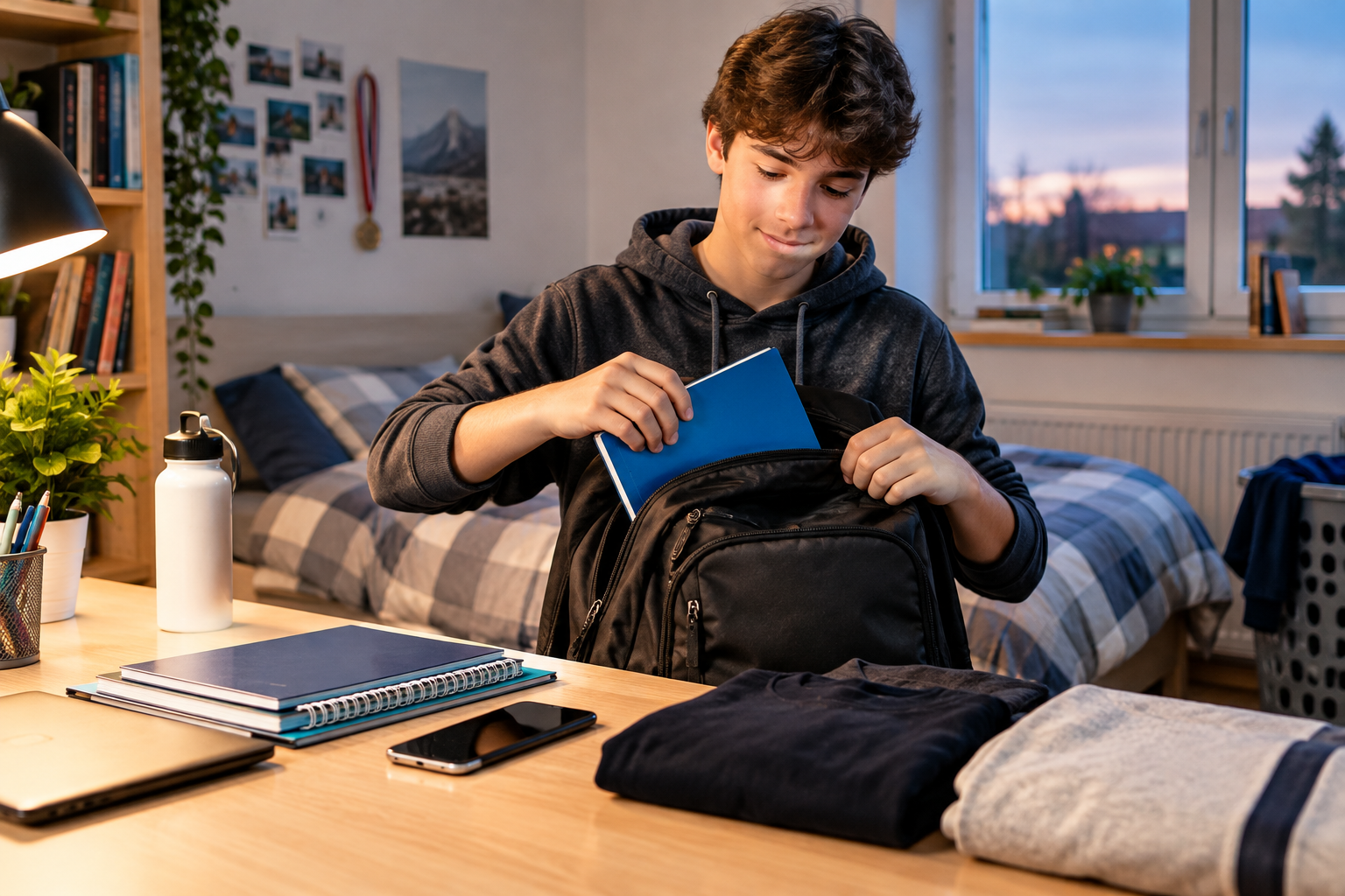 Jak zapojit teenagera (13–16 let) do přípravy věcí na další den