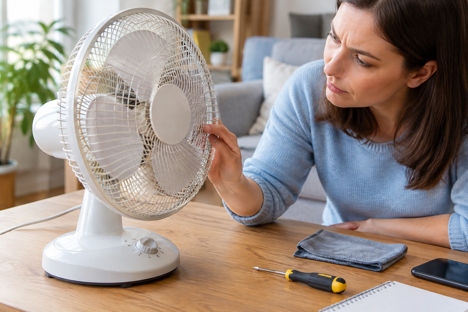 Proč elektrický ventilátor se samovolně vypíná a co bezpečně zkontrolovat jako první
