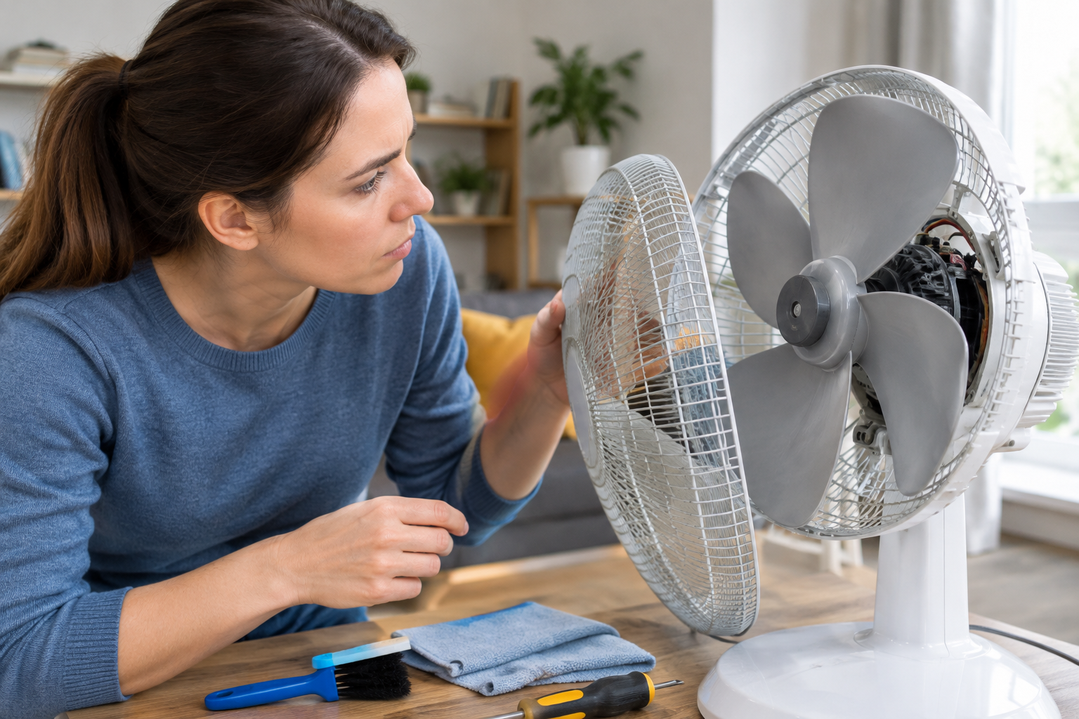 Kdy přestat s domácí kontrolou elektrického ventilátoru a objednat servis
