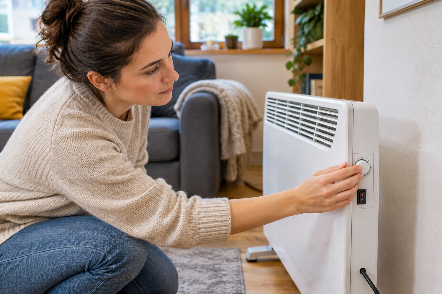 Proč elektrický přímotop zahřívá místnost pomaleji než dřív a co bezpečně zkontrolovat jako první
