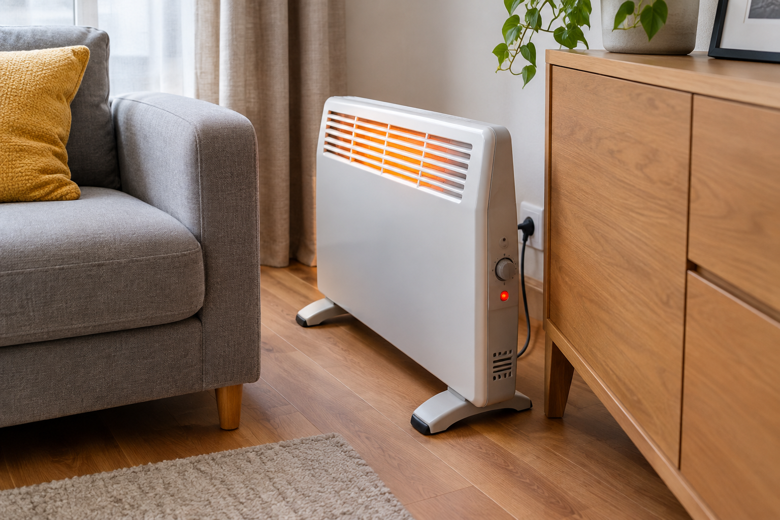 Proč elektrický přímotop je umístěn příliš blízko nábytku a co bezpečně zkontrolovat jako první