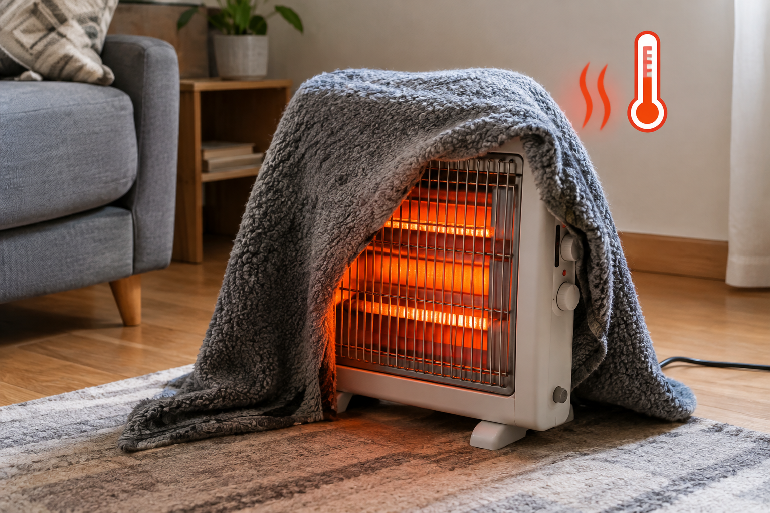 Proč elektrický přímotop se přehřívá při zakrytí a co bezpečně zkontrolovat jako první