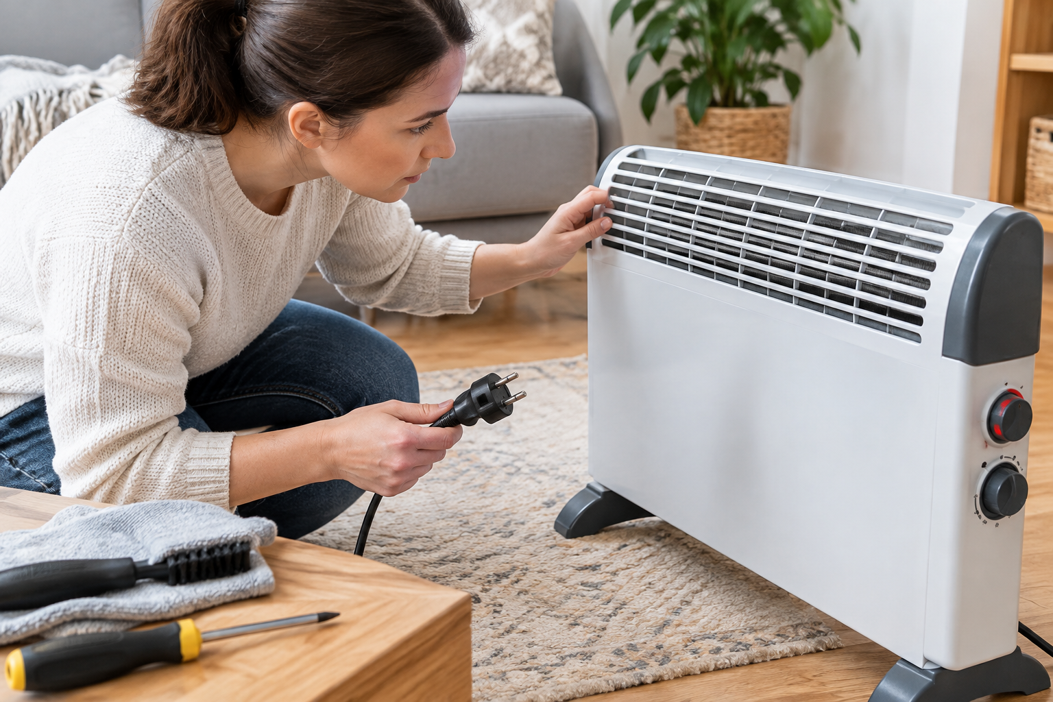 Co pravidelně kontrolovat u elektrického přímotopu, aby drobný problém nepokračoval