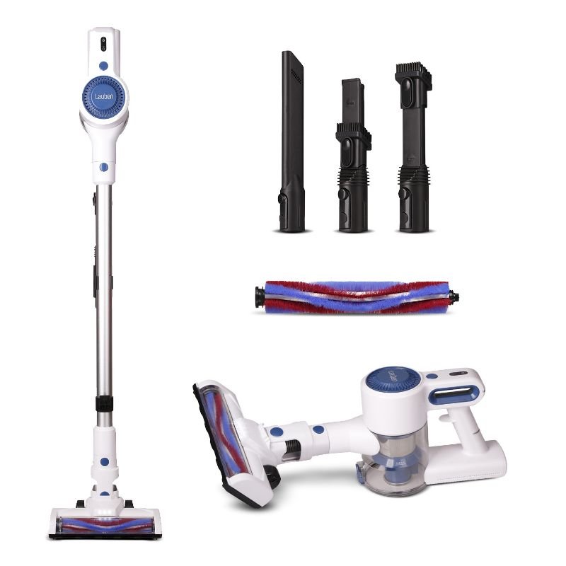 Tyčové aku vysavače Lauben Stick Vacuum 2in1 zatočí s nečistotami bez ohledu na typ povrchu